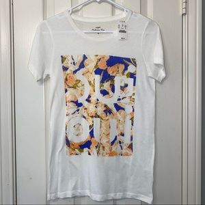 NWT : J. Crew : Collection graphic “oui oui” tee : Size XS